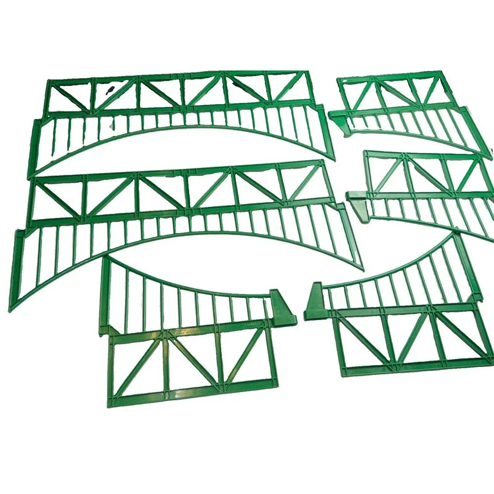 TOMY Thomas and Friends Green Suspension Bridge Replacement Tracks Lot Of 6 2004